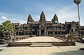 Angkor Wat temple, the third enclosure, the west terrace, the so-called Grand Terrace. 